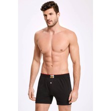 İlke İç Giyim Düz Havlu Bel Erkek Boxer    3 Adet