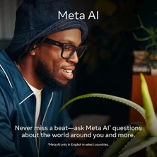 Ray-Ban Meta Gözlük Headliner Regular Regular Siyah