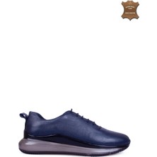 Erkek Sneaker Hakiki Deri Ayakkabı 031Y24E5792