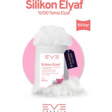 Yastık Yorgan Oyuncak Dolum Malzemesi Antialerjik Yapışmaz  %100 Temiz Silikon Elyaf 500 gr