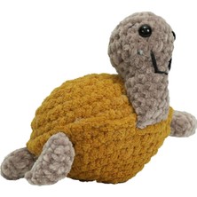 E38 El Işçiliği Peluş Kaplumbağa 15 cm - 6254