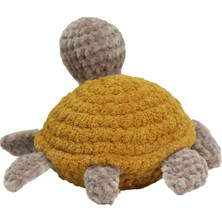 E38 El Işçiliği Peluş Kaplumbağa 15 cm - 6254