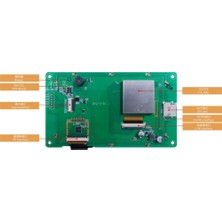 DWIN 5.0″ UART TFT LCD Ekran Modülü – 800×480 | Kapasitif Dokunmatik | DGUS II Destekli Modeli: DMG80480C050_04WTC