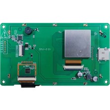 DWIN 5.0″ UART TFT LCD Ekran Modülü – 800×480 | Kapasitif Dokunmatik | DGUS II Destekli Modeli: DMG80480C050_04WTC