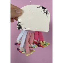 Caş Dekorasyon 6'lı Karışık Renk Unicorn Figürlü Lastik Toka Set