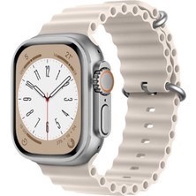 Nettech Apple Watch Series 41 mm Uyumlu Silikon Kordon