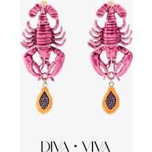 Diva Viva - Lobster Chic - Istakoz Figürlü Kadın Küpe
