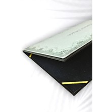 Deri Diploma ve Sertifika Kabı 23 x 32 cm (Gri)