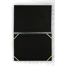 Deri Diploma ve Sertifika Kabı 23 x 32 cm (Gri)
