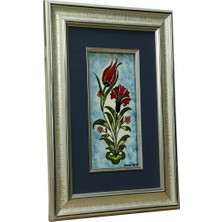 E38 El Işçiliği Çini Tablo 25*35 cm - 6264