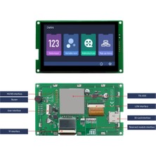 Dwin 4.3 Inch DWIN HMI Display Kapasitif Ekran Dokunmatik Model No:  DMG48270C043-03WTC