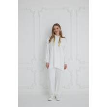 Taşlı Saten Garnili Takım