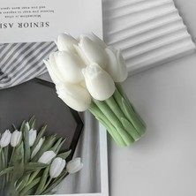 Tulivie Çiçek Buketi Mum – Zarafetin Mum Hâli