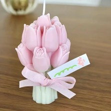Tulivie Çiçek Buketi Mum – Zarafetin Mum Hâli