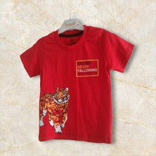 Cmk Kids Club Exllent Never Baskılı Tişört