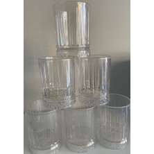 Tokyo Bardak 6 Lı Desenli Mika Bardak-Cam Değildir