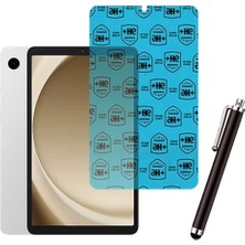 Samsung Galaxy Tab A9 X110 Uyumlu Tablet Kılıfı Cam Ekran Koruyucu Kalem Set