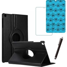 Samsung Galaxy Tab A9 X110 Uyumlu Tablet Kılıfı Cam Ekran Koruyucu Kalem Set
