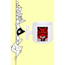 
anime Bleach Kenpachi Zaraki Karakter Tasarım Baskılı Beyaz T Sap Kupa Bardak