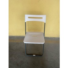 Safir Serisi - Mutfak Bahçe Kamp Sandalyesi Katlanabilir Siyah