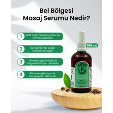 Aromaterapi %100 Doğal Uçucu Yağ Içerikli Bel Bölgesi Masaj Serumu (Özel Formülasyon) 100 ml