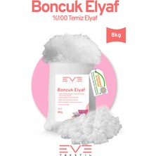 Yastık Yorgan Oyuncak Dolum Malzemesi Antialerjik Yapışmaz  %100 Temiz Boncuk Elyaf 8 kg