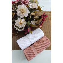 (2.li Set) Çeyizlik Premium Süper Soft Lüx Cotton 45X70CM. El ve Yüz Havlusu (%100 Pamuk)