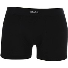 Star Erkek Siyah  Modal Kemerli Boxer