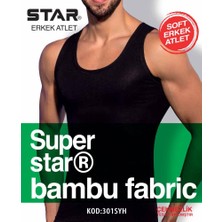 Star 3 Lü Erkek Organik Bambu Atlet