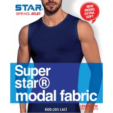 Star 3 Lü Erkek Modal Sıfır Yaka  Sıfırkol T-Shirt