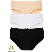 Star Kadın 3 Lü Asorti Organik Bambu Bato Külot