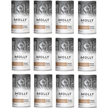 Molly Kuzu Etli ve Patatesli Soslu Köpek Konservesi 400 gr x 12 Adet