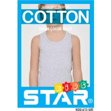 Star 3 Lü Erkek Çocuk Saf Pamuk Atlet