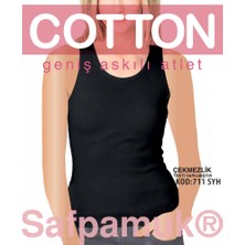 Star 3 Lü Kadın Saf Pamuk Geniş Askılı Atlet