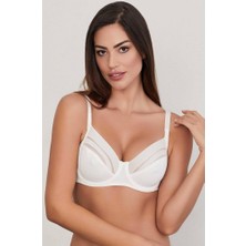 Eros Kadın Balenli Toparlayıcı Çizgili Sütyen