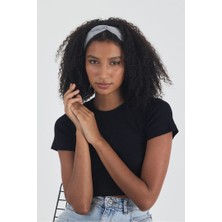 Kadın Pamuklu Penye, Kaymaz, Yumuşak, Esnek, Stilinle Öndesin Saç Bandı Bandana