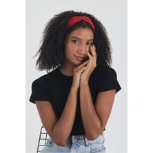 Kadın Pamuklu Penye, Kaymaz, Yumuşak, Esnek, Stilinle Öndesin Saç Bandı Bandana