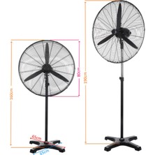 Ventus 30" Inc (75 Cm) Sanayi Tipi Ayaklı Vantilatör 200W Güç Uzaktan Kumandalı Yüksek Performanslı Fan
