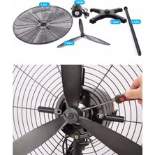 Ventus 30" Inc (75 Cm) Sanayi Tipi Ayaklı Vantilatör 200W Güç Uzaktan Kumandalı Yüksek Performanslı Fan
