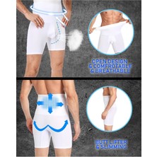 Erkek Korse Göbek Bel Şekillendirici Inceltici Sıkilaştırıcı Düzleştirici Korseli Külot Boxer Korse
