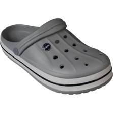 Yazkış Erkek-Kadın  Krem Gri Yeşil Doktor Hemşire Asçı Önü Kapalı Delkli Arkadan Geçkili Terlik