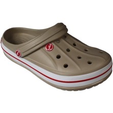 Yazkış Erkek-Kadın  Krem Gri Yeşil Doktor Hemşire Asçı Önü Kapalı Delkli Arkadan Geçkili Terlik