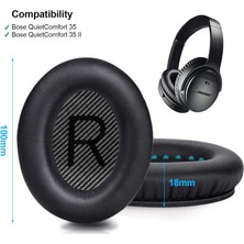 Bose Quietcomfort 2 QC25 Ae2 Qc2 QC15 AE2I AE2W QC35 QC35 Ii   Soundtrue Soundlink Uyumlu Kulaklık Süngeri Pedi Yastığı Yastık Ped   Minder