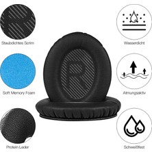 Bose Quietcomfort 2 QC25 Ae2 Qc2 QC15 AE2I AE2W QC35 QC35 Ii   Soundtrue Soundlink Uyumlu Kulaklık Süngeri Pedi Yastığı Yastık Ped   Minder