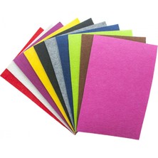 40 Adet Keçe A4 Boyutunda 20X30 Cm Karışık Renk