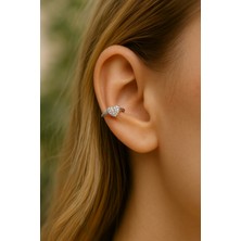 Sacce Scarves & Accessories Mini Kalpli Earcuff Sıkıştırmalı Kıkırdak Küpesi