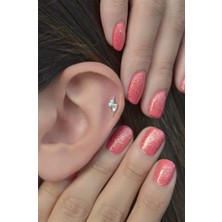 Sacce Scarves & Accessories Şimşek Gümüş Piercing Helix Kıkırdak