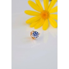 Sacce Scarves & Accessories Lacivert Gezegen Helix Küpesi Satürn Yıldızlı Piercing Gezegen Kıkırdak