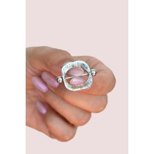 Sacce Scarves & Accessories Balık Ağzı Çelik Nipple Piercing Dişli Balık Ağzı Model Meme Ucu Piercingi