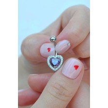 Sacce Scarves & Accessories Mor Kalpli Göbek Piercingi